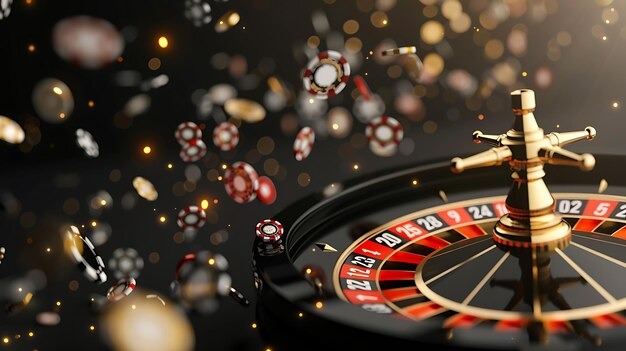 Live roulette table with multi-camera view